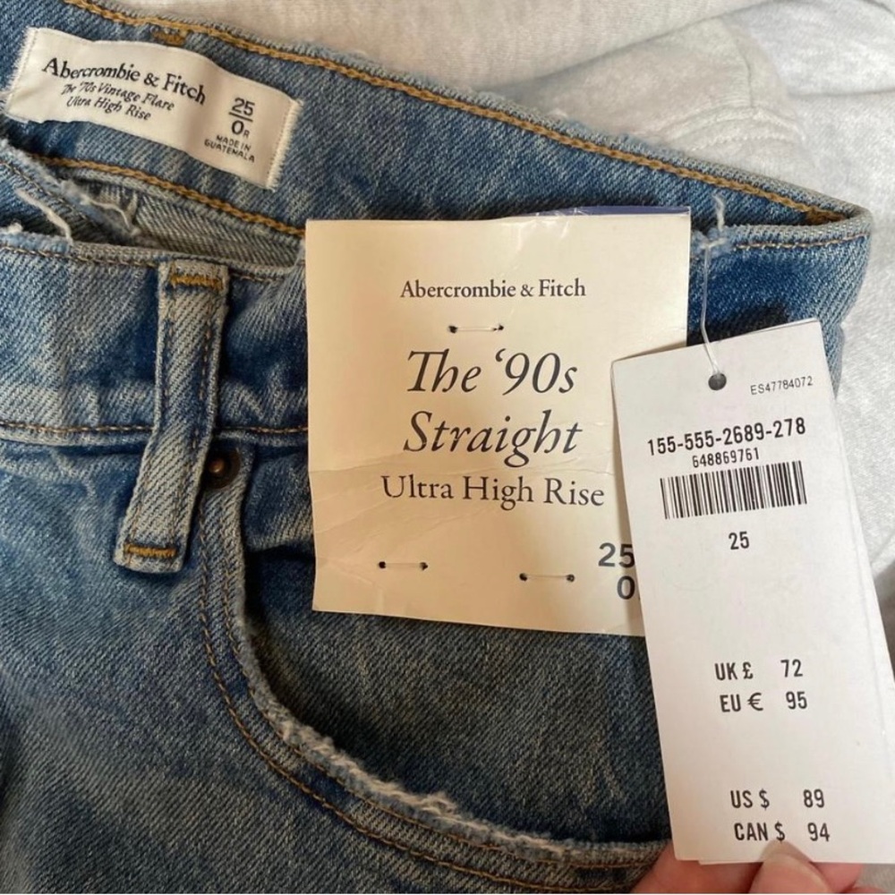abercrombie 90s high rise straight jeans